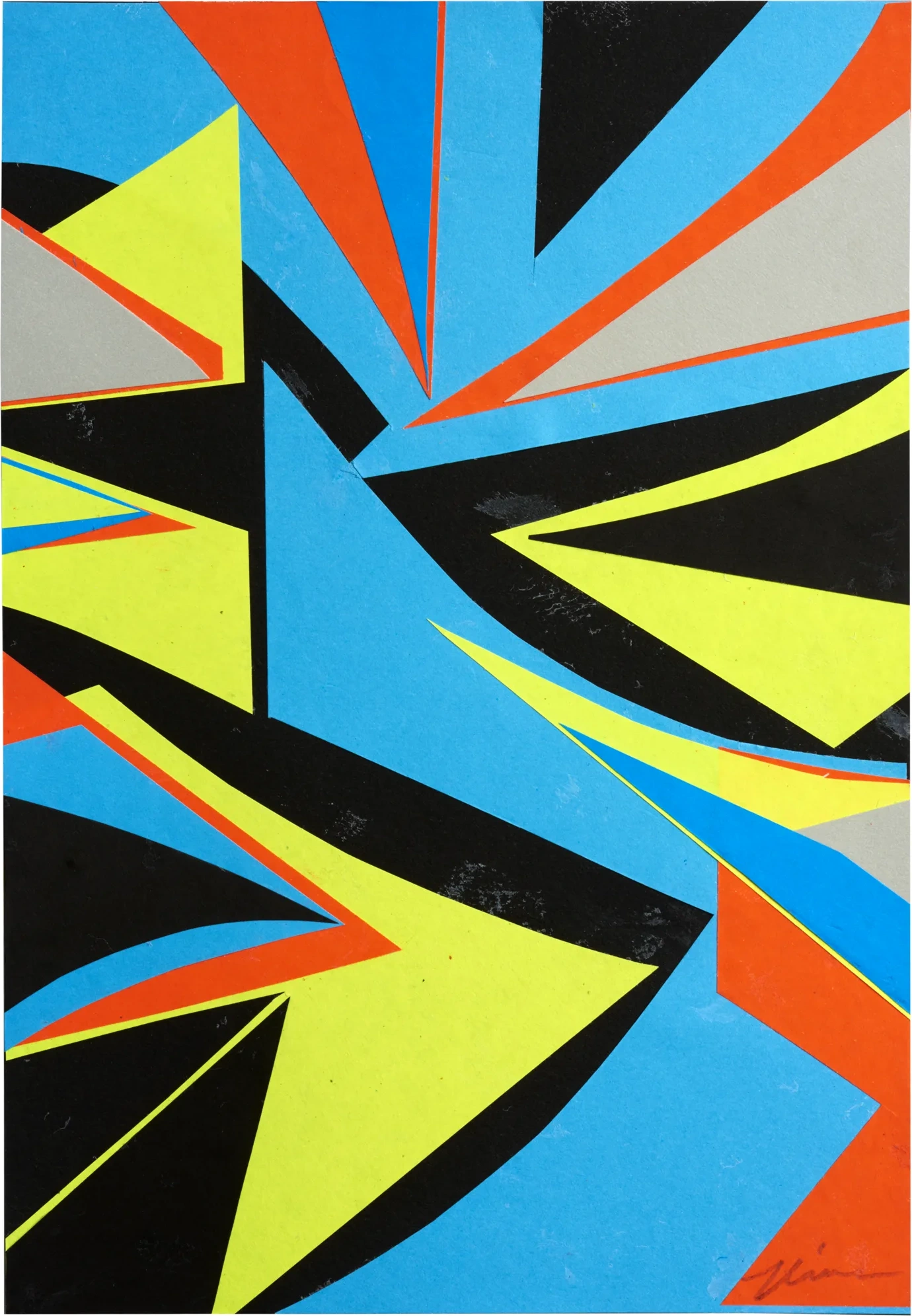 Colour Vision 2 collage by Kika Pierides