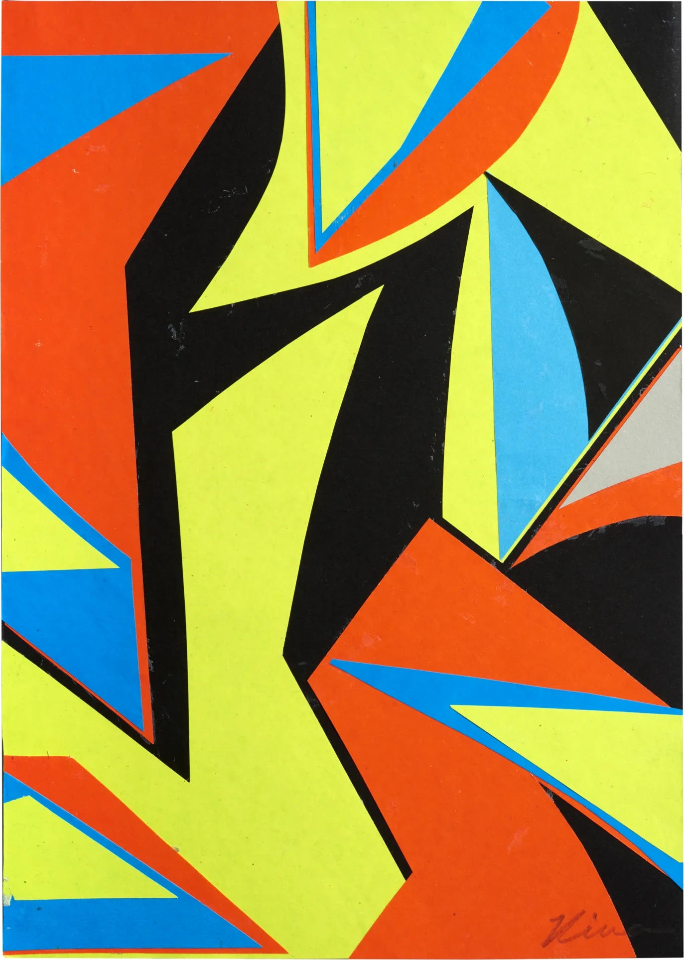 Colour Vision 3 collage by Kika Pierides