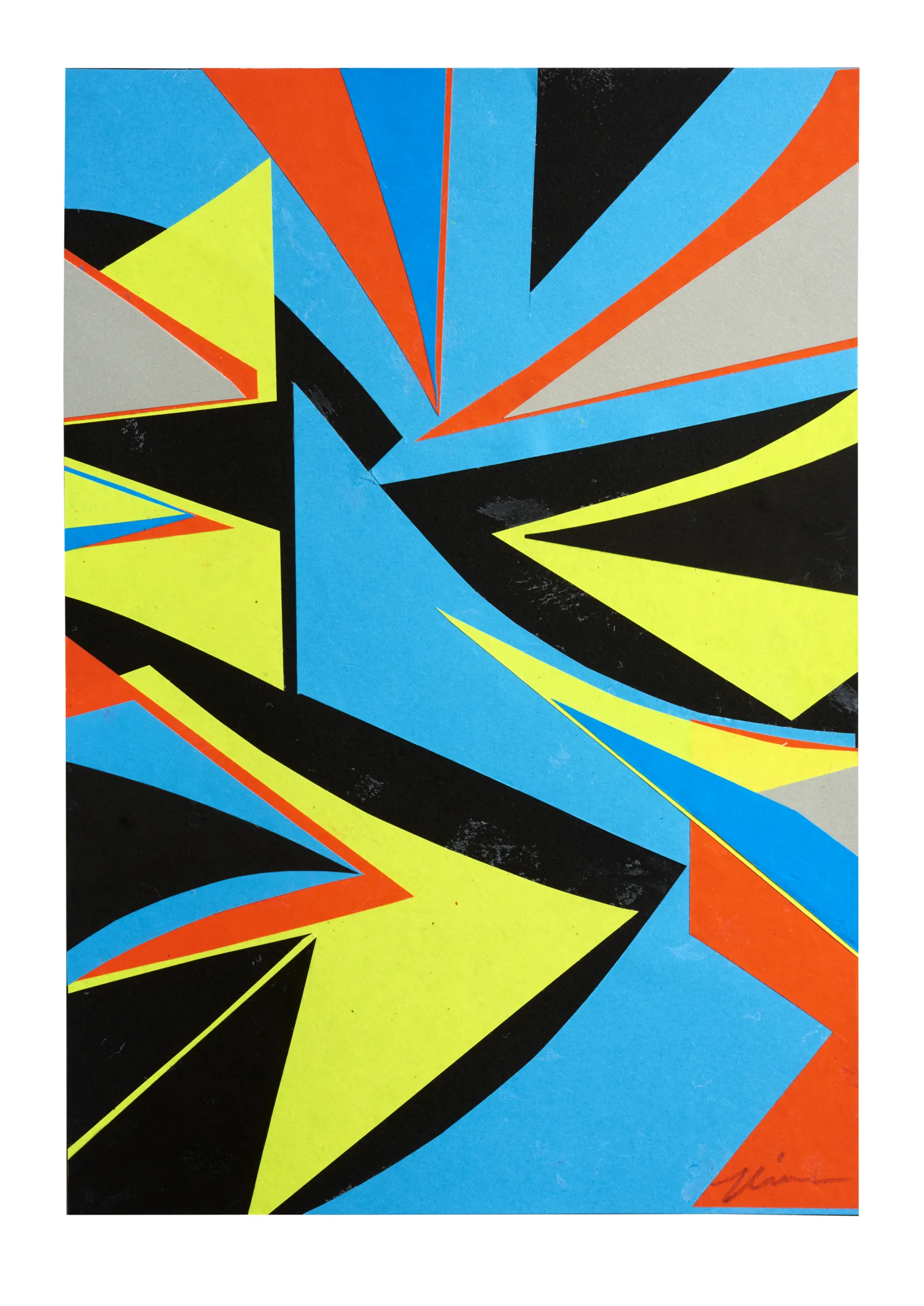 Colour Vision 2 collage by Kika Pierides